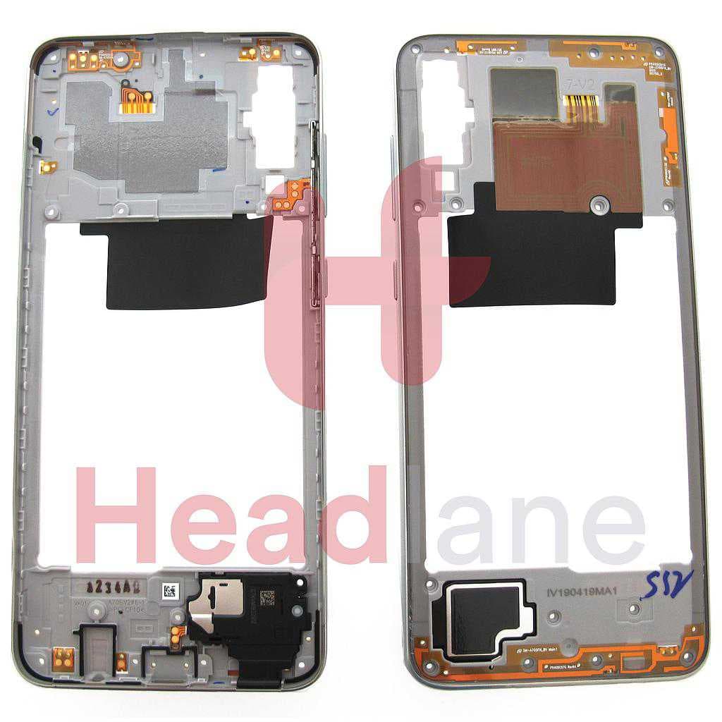 Samsung SM-A705 Galaxy A70 Middle Cover / Chassis - White - GH97-23445B
