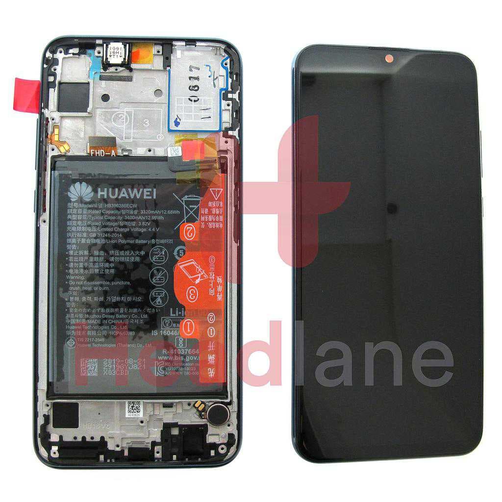 Huawei Honor 10 Lite / Honor 20 Lite LCD Display / Screen + Touch + Battery - Black - 02352QMT - Huawei Replacement Part
