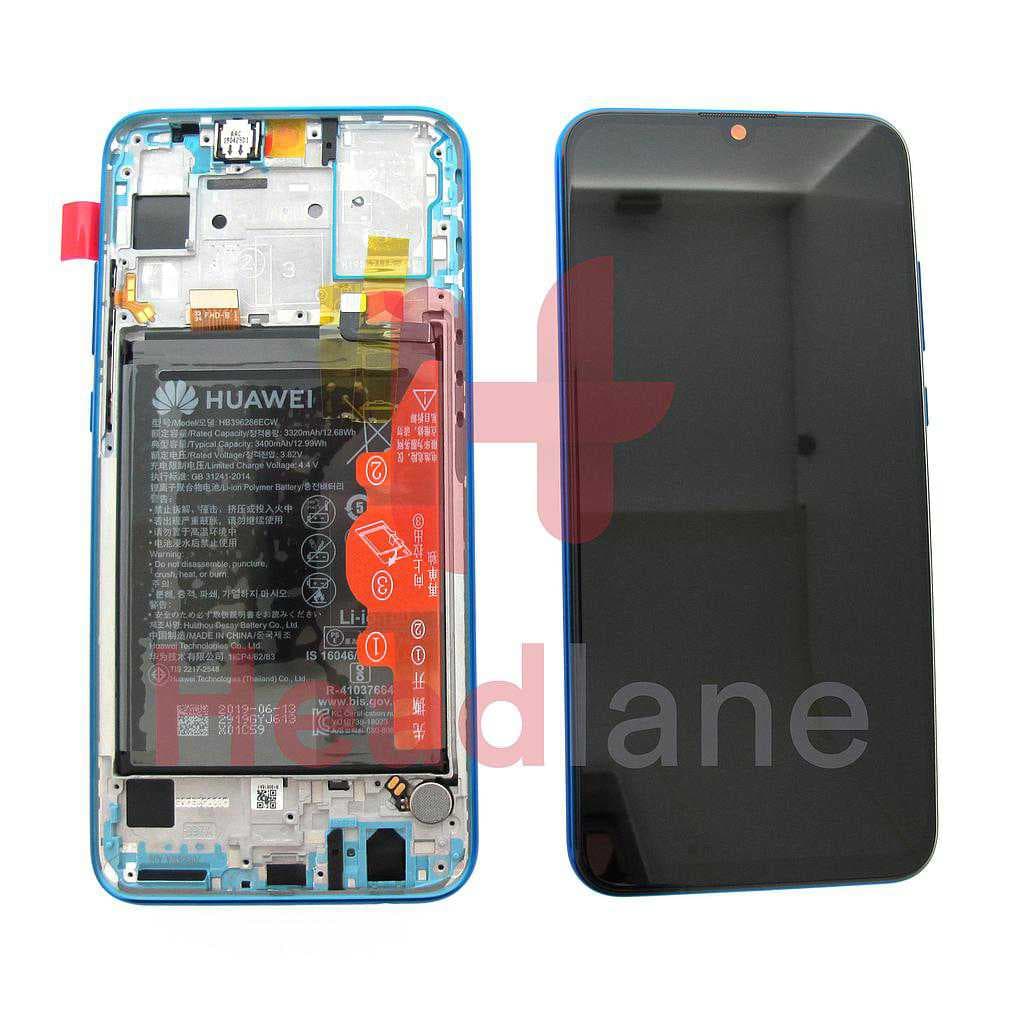 Huawei Honor 20 Lite LCD Display / Screen + Touch + Battery - Blue  - 02352QMV - Huawei Replacement Part
