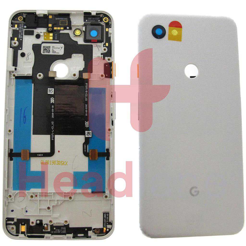 Google Pixel 3a XL Back / Battery Cover - Clearly White - 20GB4WW0003 - Google Replacement Part