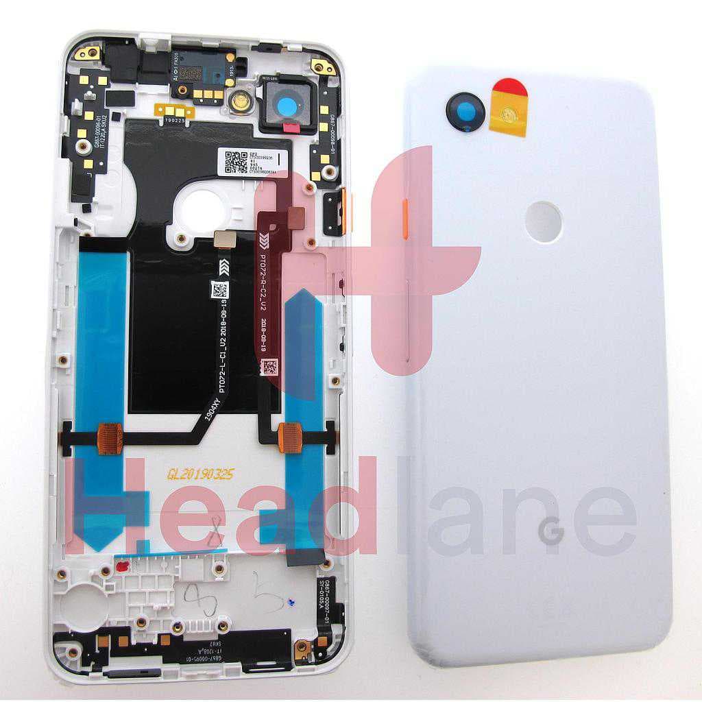 Google Pixel 3a Back / Battery Cover - Clearly White - 20GS4WW0003 - Google Replacement Part
