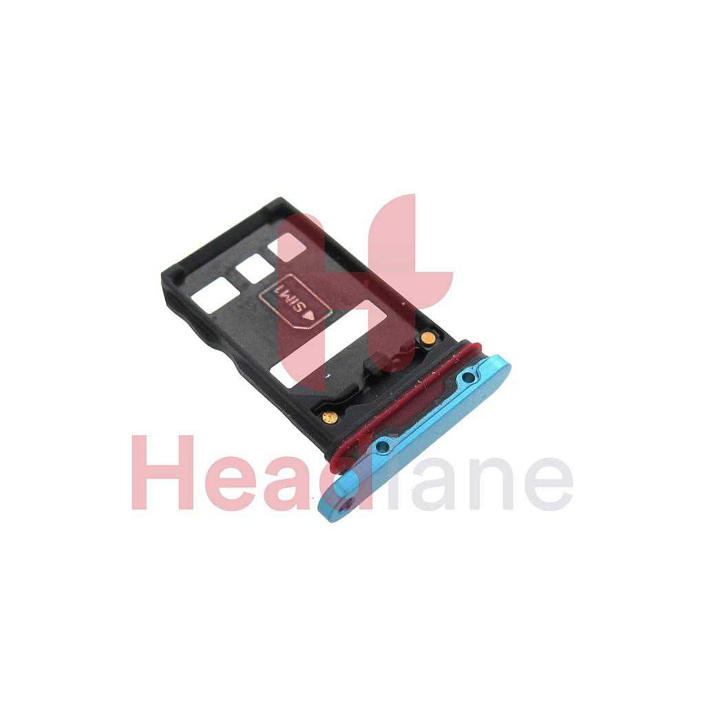 Huawei P30 Pro SIM / Memory Card Tray - Aurora Blue - 51661MFE - Huawei Replacement Part