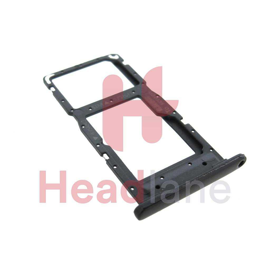 Huawei P Smart (2019) SIM / Memory Card Tray - Black - 51661KQC - Huawei Replacement Part