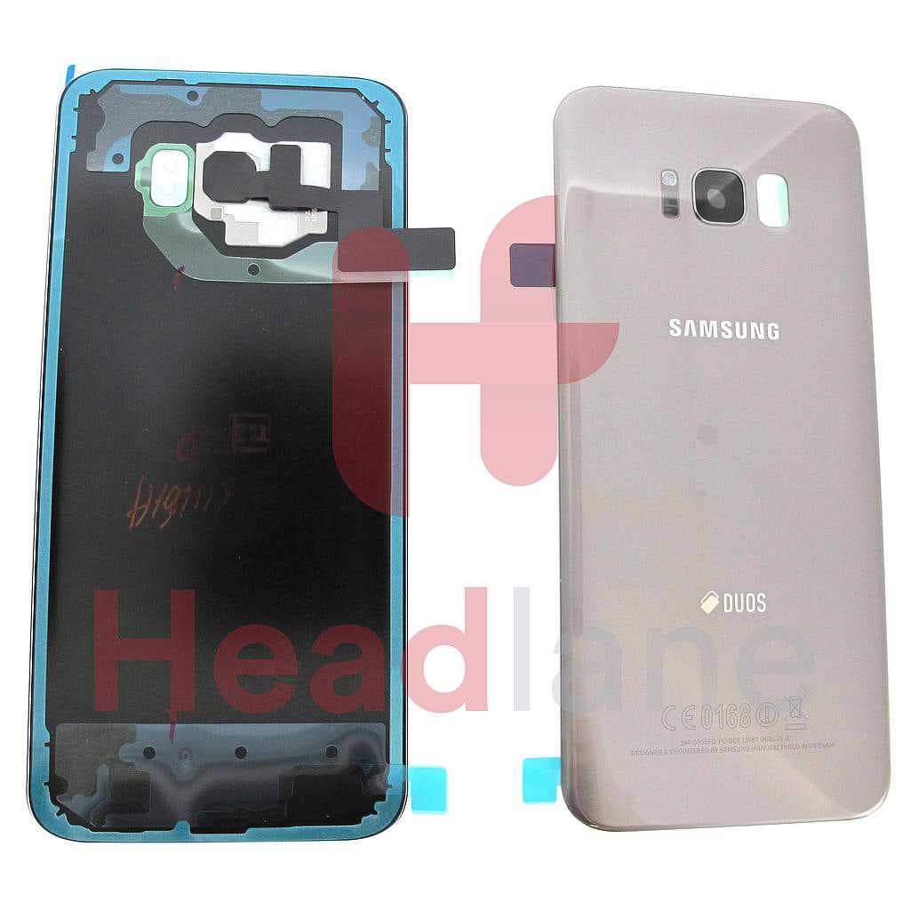 Samsung SM-G955FD Galaxy S8+ DUOS Battery Cover - Gold - GH82-14027F - Samsung Replacement Part