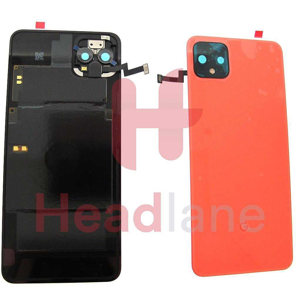 Google Pixel 4 XL Back / Battery Cover - Orange - 20GC20W0009 - Google Replacement Part