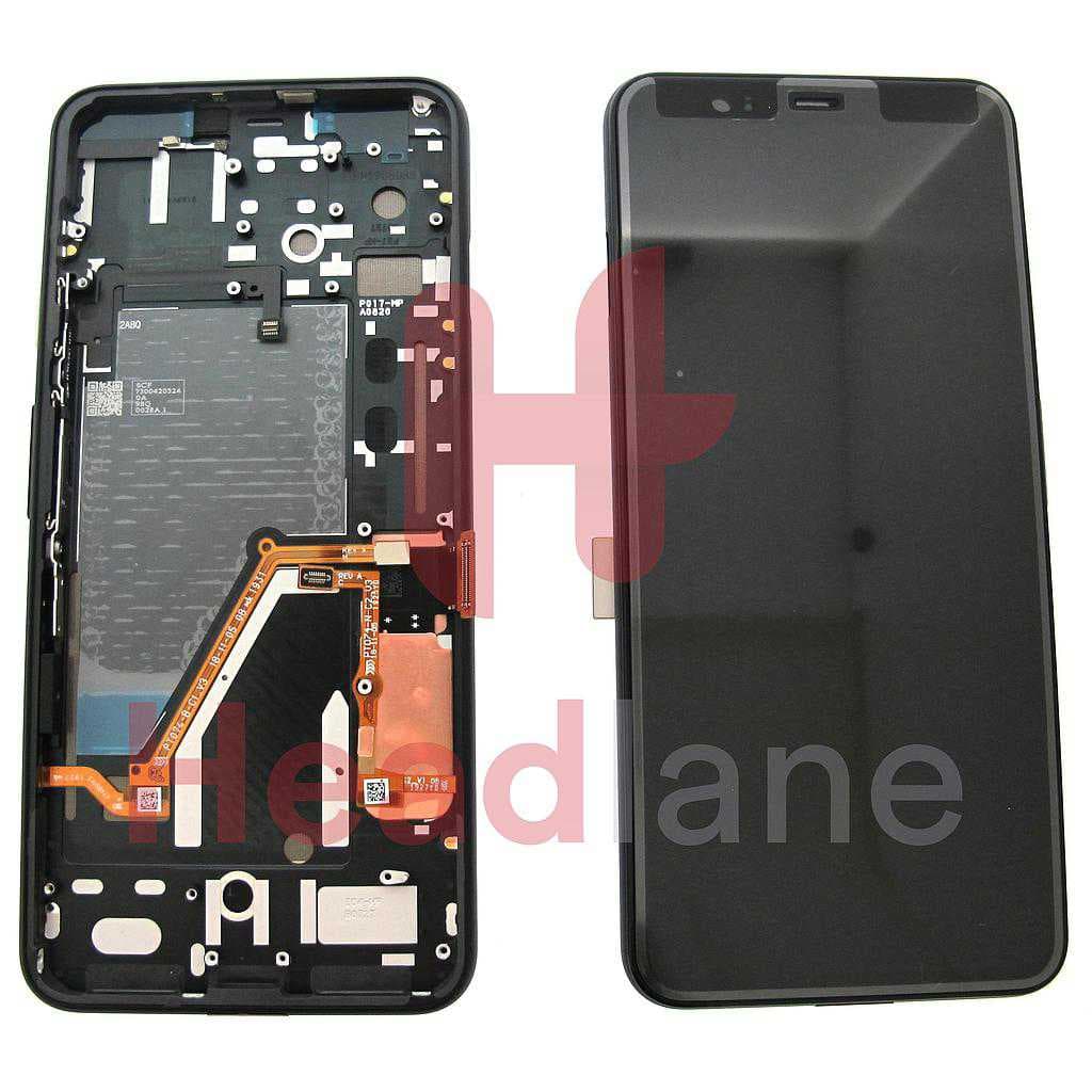 Google Pixel 4 XL LCD Display / Screen + Touch - Black - 20GC2BW0001 - Google Replacement Part