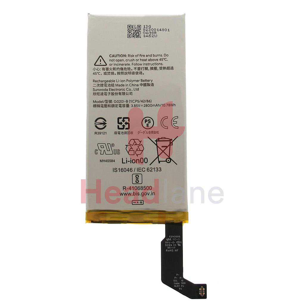 Google Pixel 4 Internal Battery - G823-00148-01 - Google Replacement Part