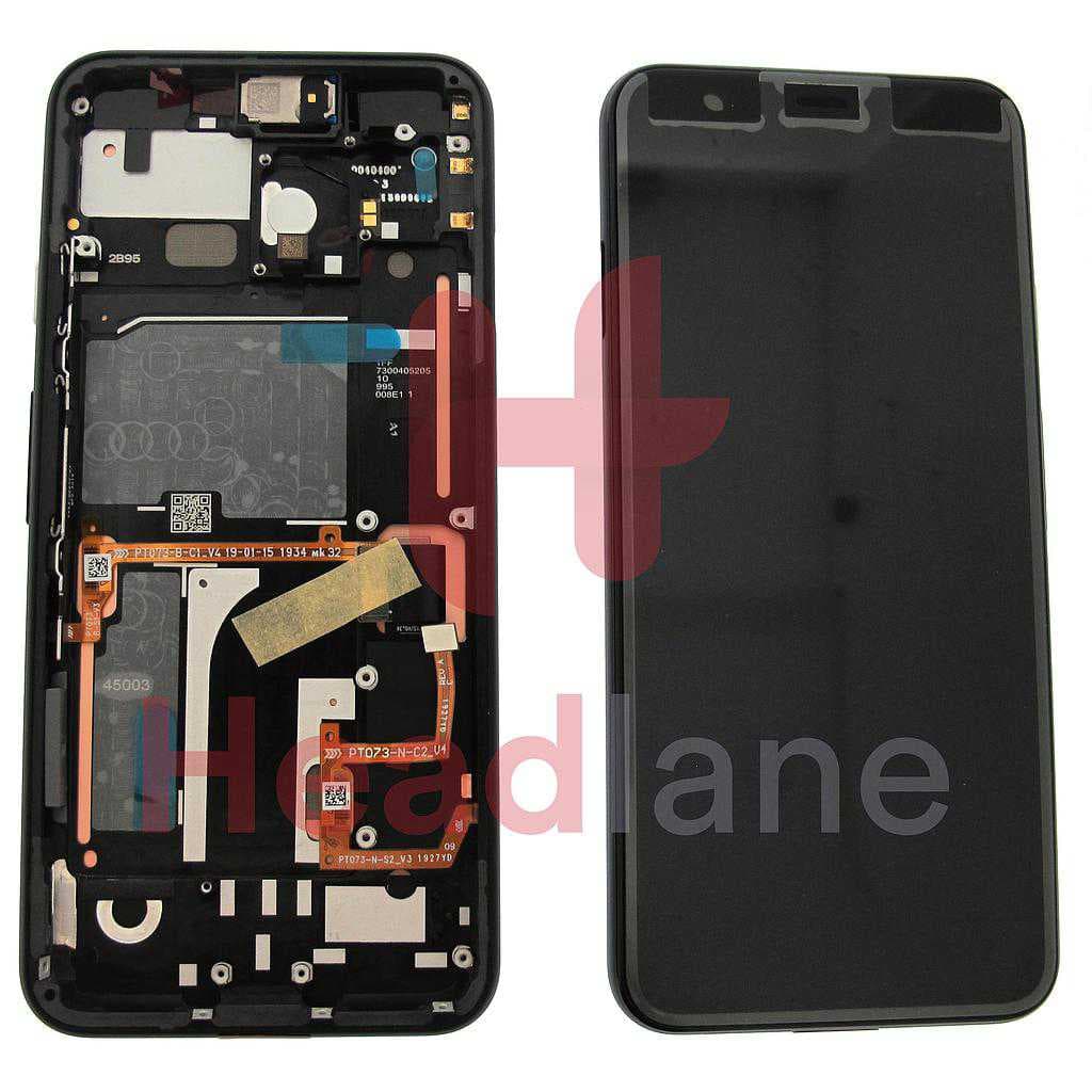 Google Pixel 4 LCD Display / Screen + Touch - Black - 20GF2BW0001 - Google Replacement Part
