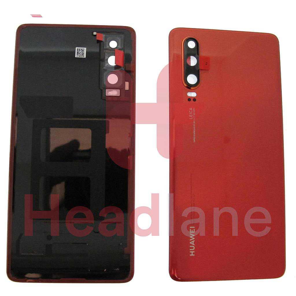 Huawei P30 Back / Battery Cover - Amber Sunrise - 02352NMQ - Huawei Replacement Part