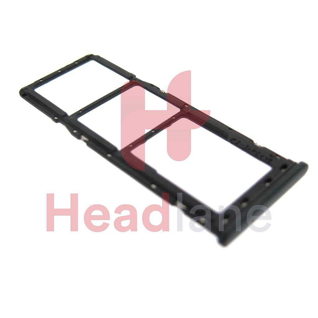 Samsung SM-M307 Galaxy M30s SIM Card Tray (Dual SIM) - Black - GH98-44842A - Samsung Replacement Part