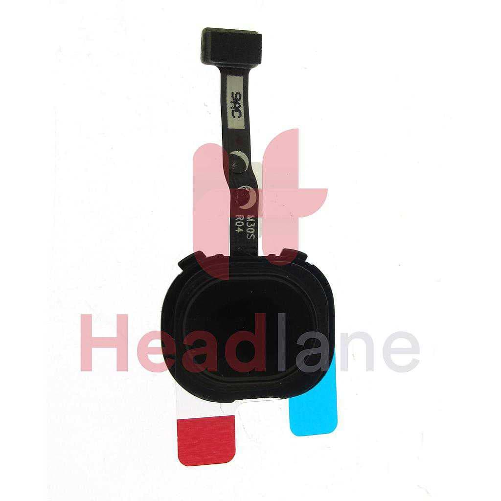 Samsung SM-M307 Galaxy M30s FIngerprint Sensor Flex / Home Key - Black - GH96-12854A - Samsung Replacement Part