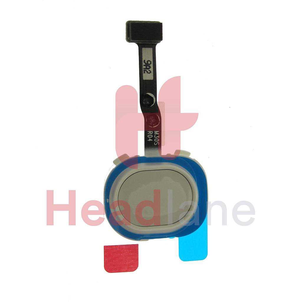 Samsung SM-M307 Galaxy M30s FIngerprint Sensor Flex / Home Key - Blue - GH96-12854B - Samsung Replacement Part