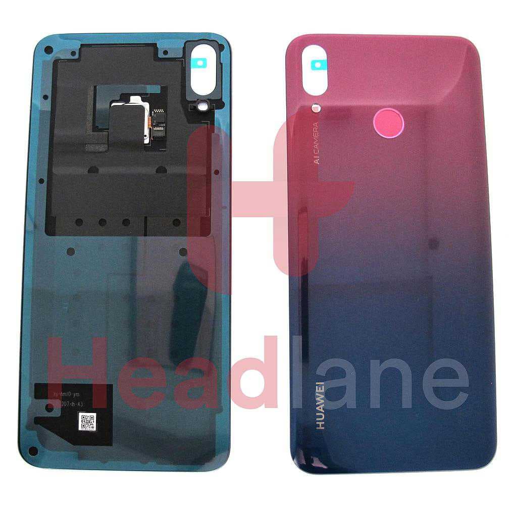 Huawei Y9 (2019) Back / Battery Cover - Aurora Purple - 02352FDH - Huawei Replacement Part
