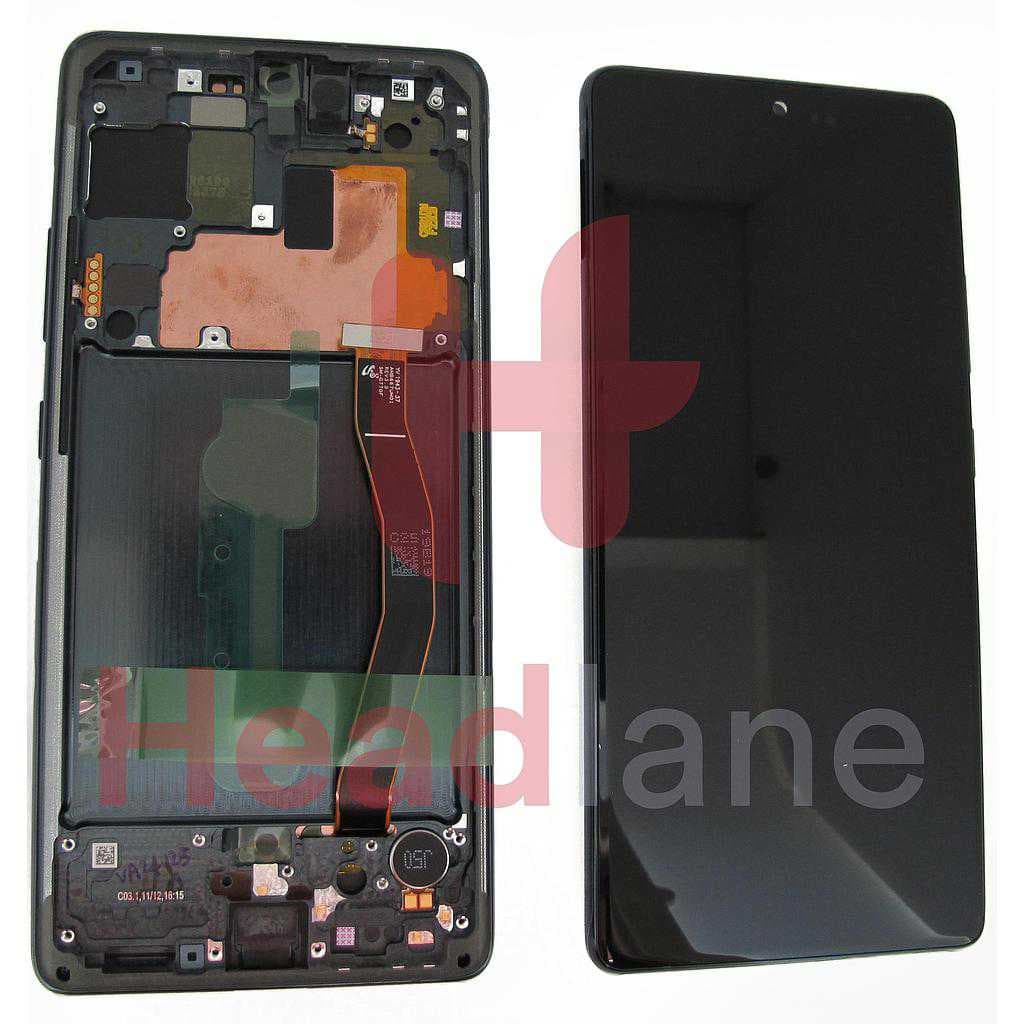 Samsung SM-G770 Galaxy S10 Lite LCD Display / Screen + Touch - Black - GH82-21992A - Samsung Replacement Part