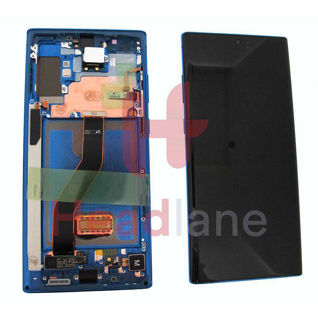 Samsung SM-N975 Galaxy Note 10+ / Note 10 Plus LCD Display / Screen + Touch - Aura Blue - GH82-20838D - Samsung Replacement Part