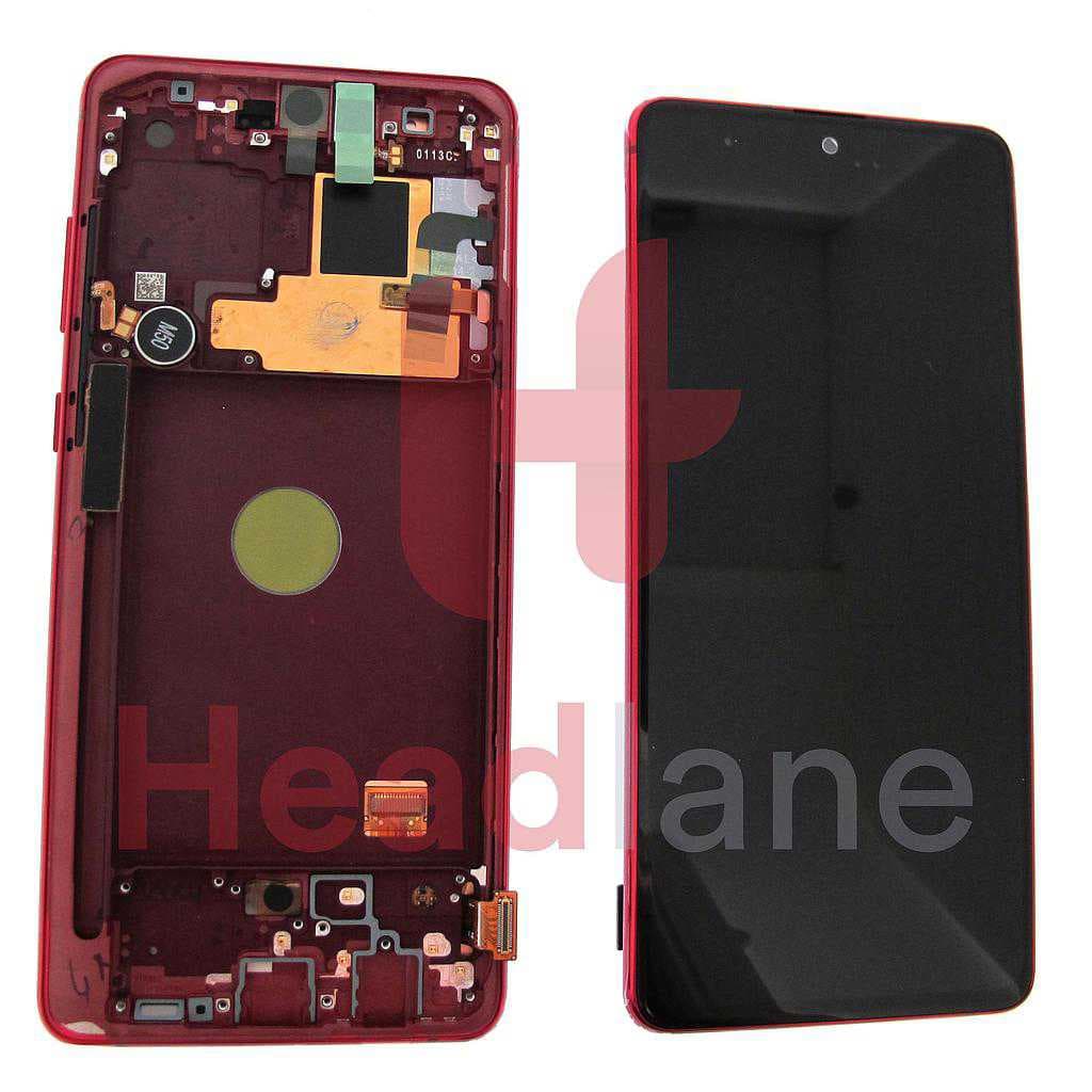 Samsung SM-N770 Galaxy Note 10 Lite LCD Display / Screen + Touch - Red - GH82-22055C - Samsung Replacement Part