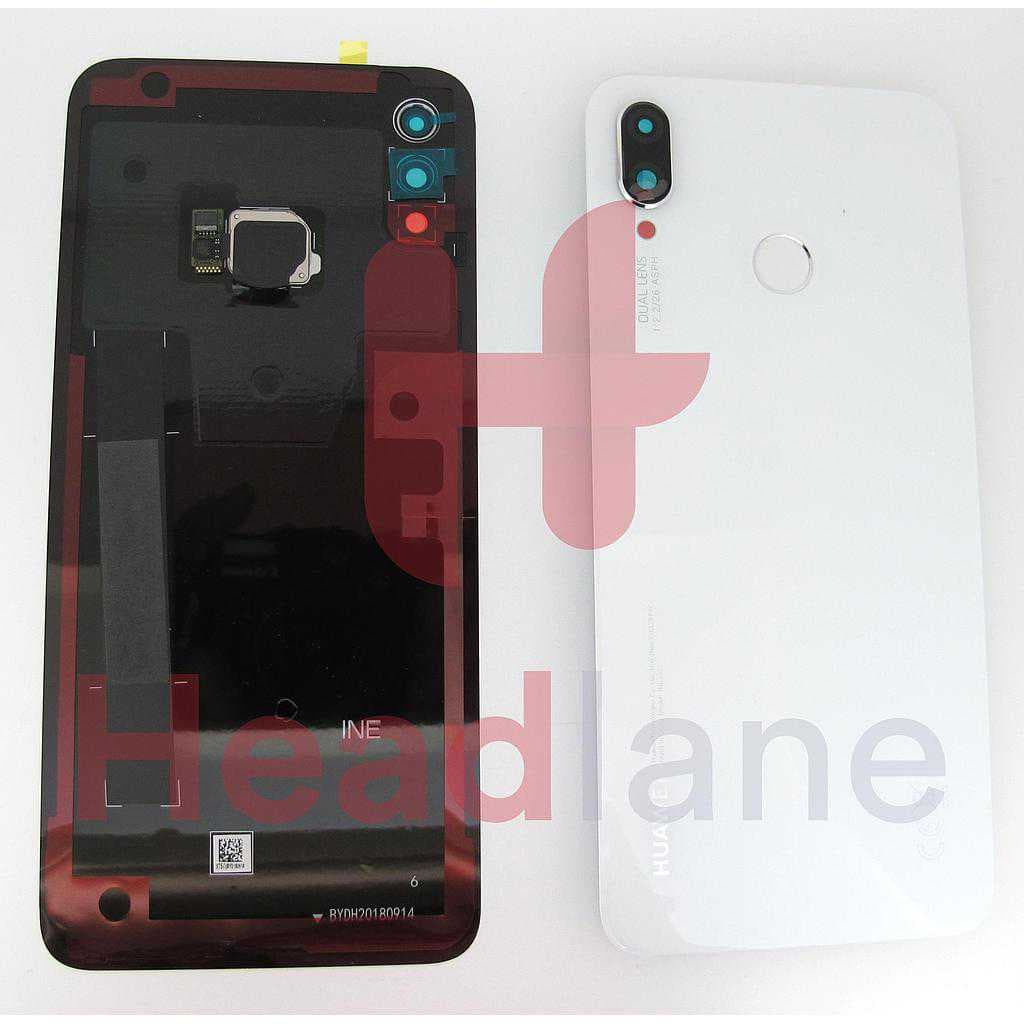 Huawei P Smart+ / P Smart Plus Nova 3i Back / Battery Cover - White - 02352JFK - Huawei Replacement Part