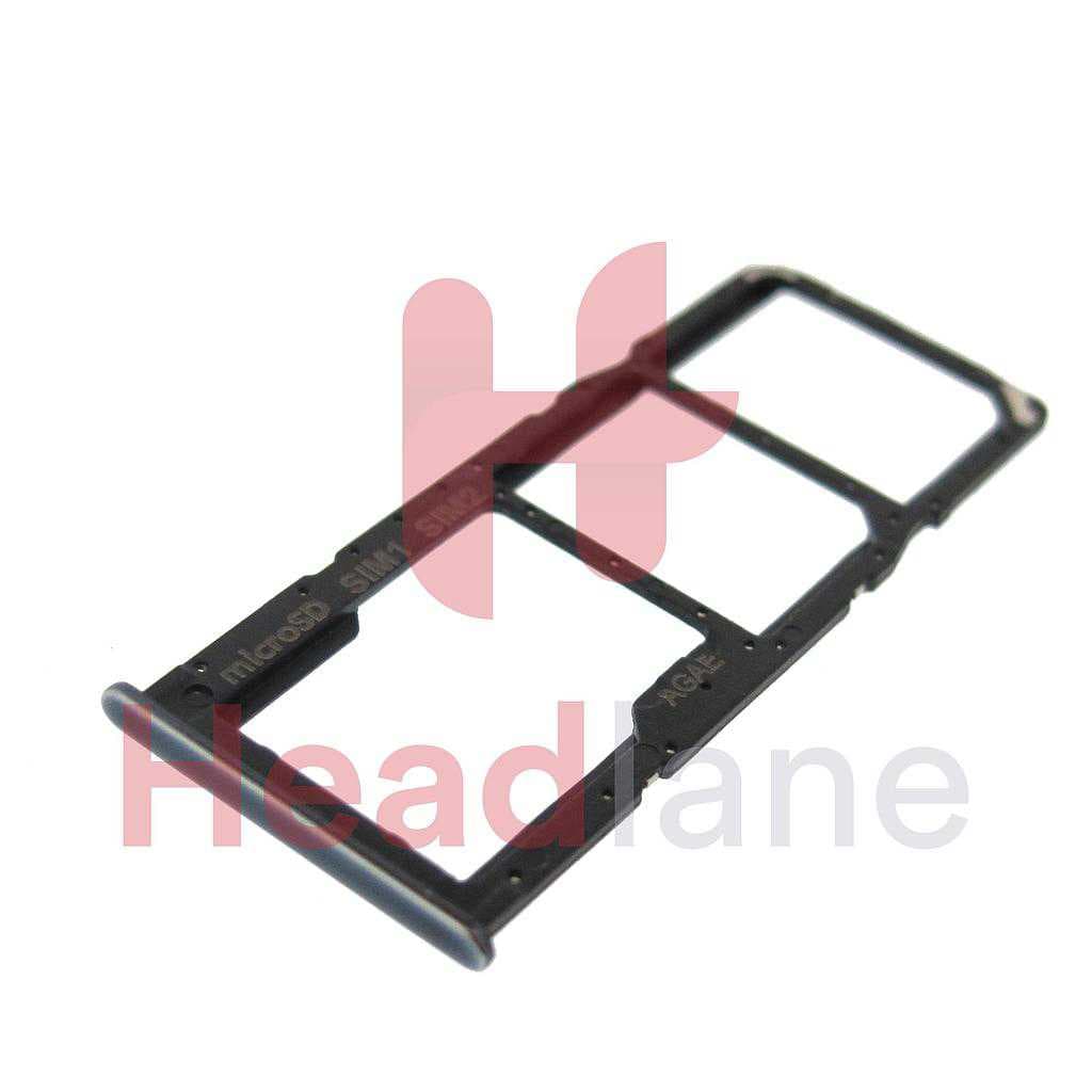 Samsung SM-A715 Galaxy A71 SIM Card Tray - Black (Dual SIM) - GH98-44757A - Samsung Replacement Part