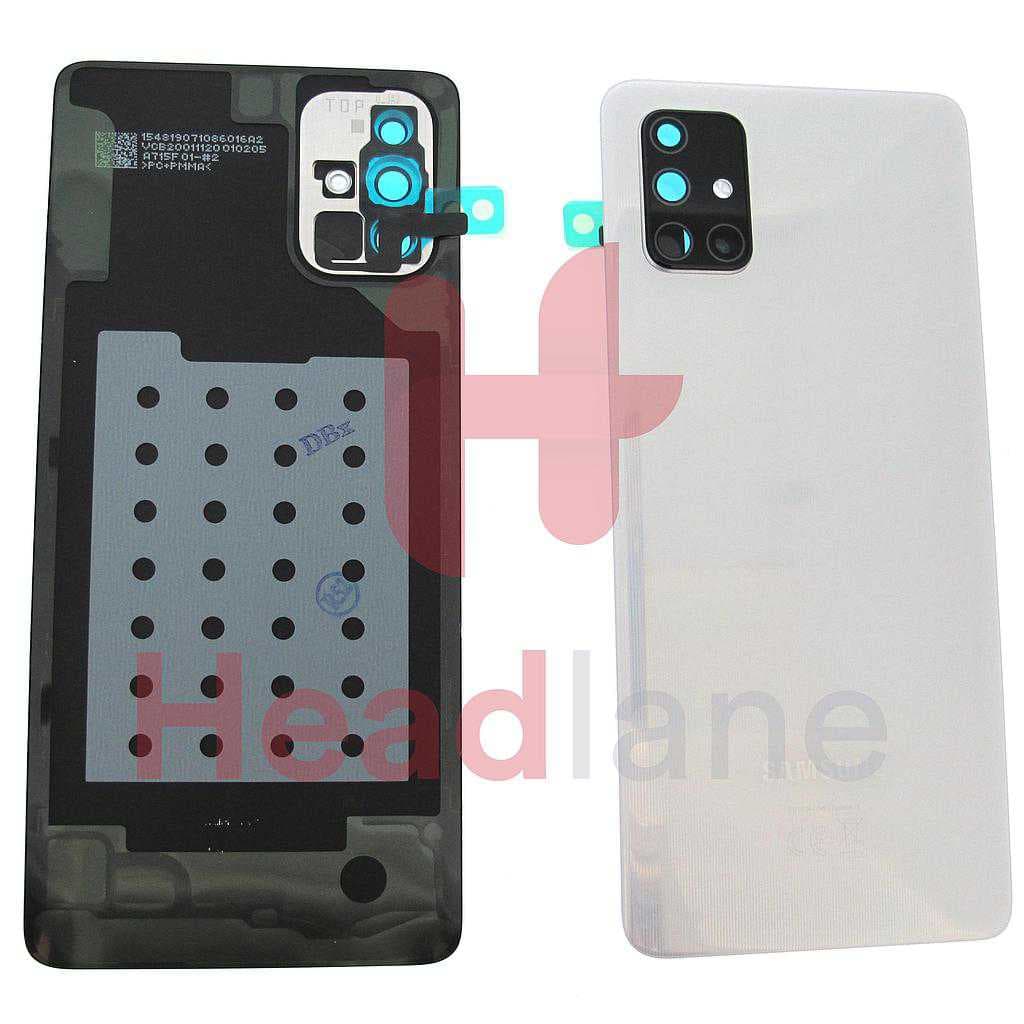 Samsung SM-A715 Galaxy A71 Back / Battery Cover - Silver - GH82-22112B - Samsung Replacement Part