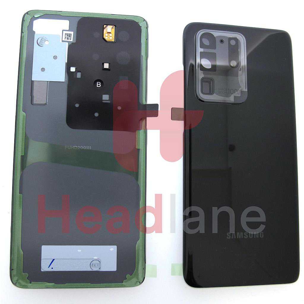 Samsung SM-G988 Galaxy S20 Ultra Back / Battery Cover - Black - GH82-22217A - Samsung Replacement Part