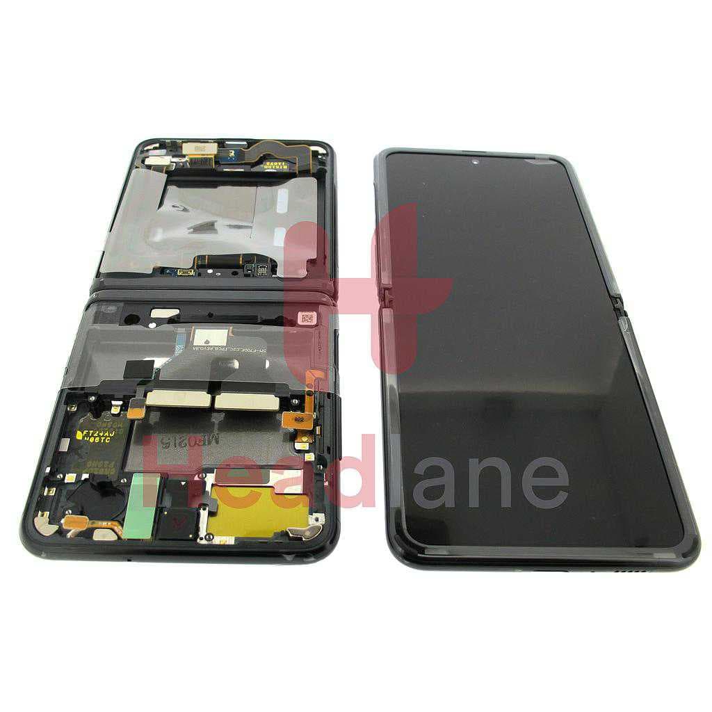 Samsung SM-F700 Galaxy Z Flip LCD Display / Screen + Touch - Black - GH82-22347A - Samsung Replacement Part