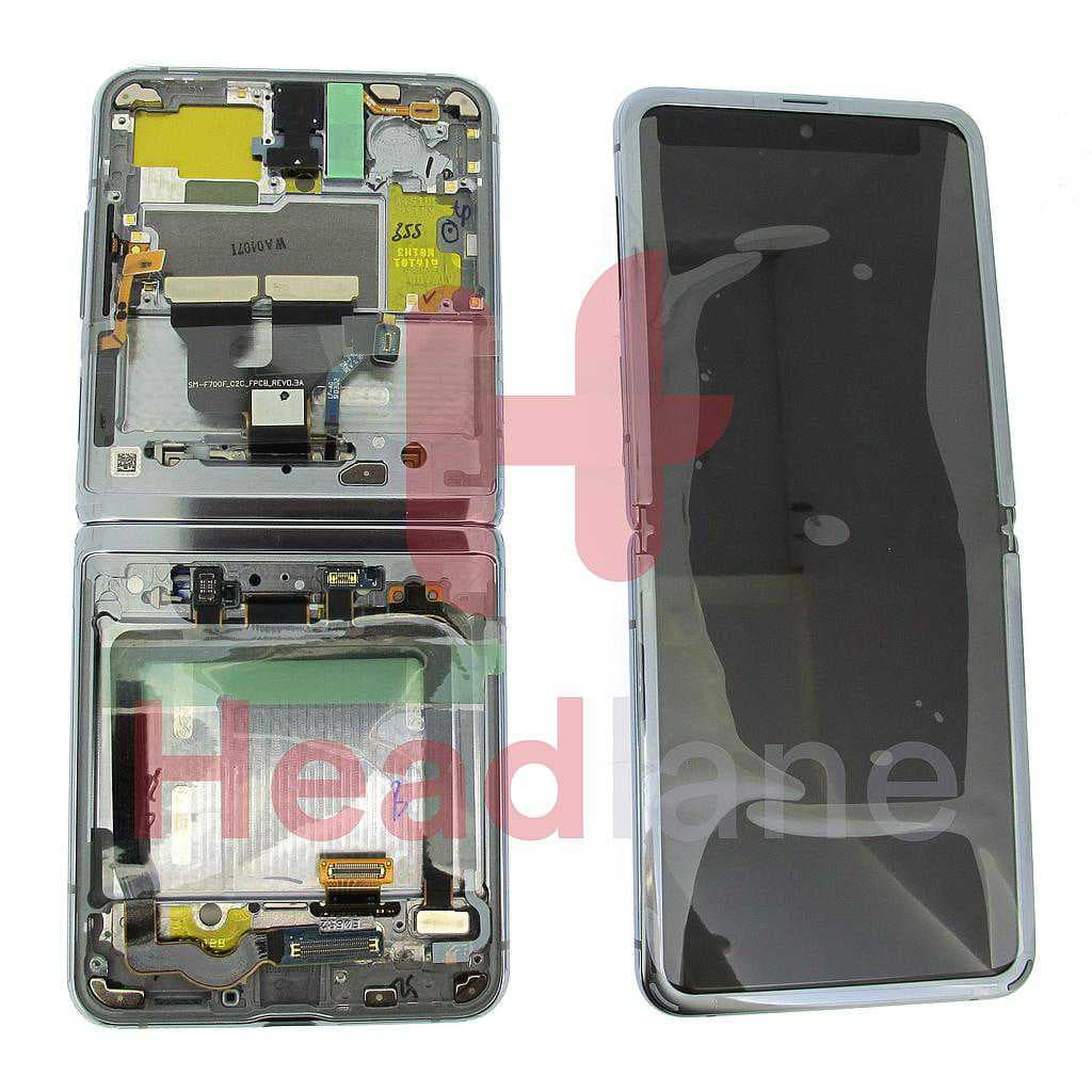 Samsung SM-F700 Galaxy Z Flip LCD Display / Screen + Touch - Thom Browne - GH82-22215C - Samsung Replacement Part