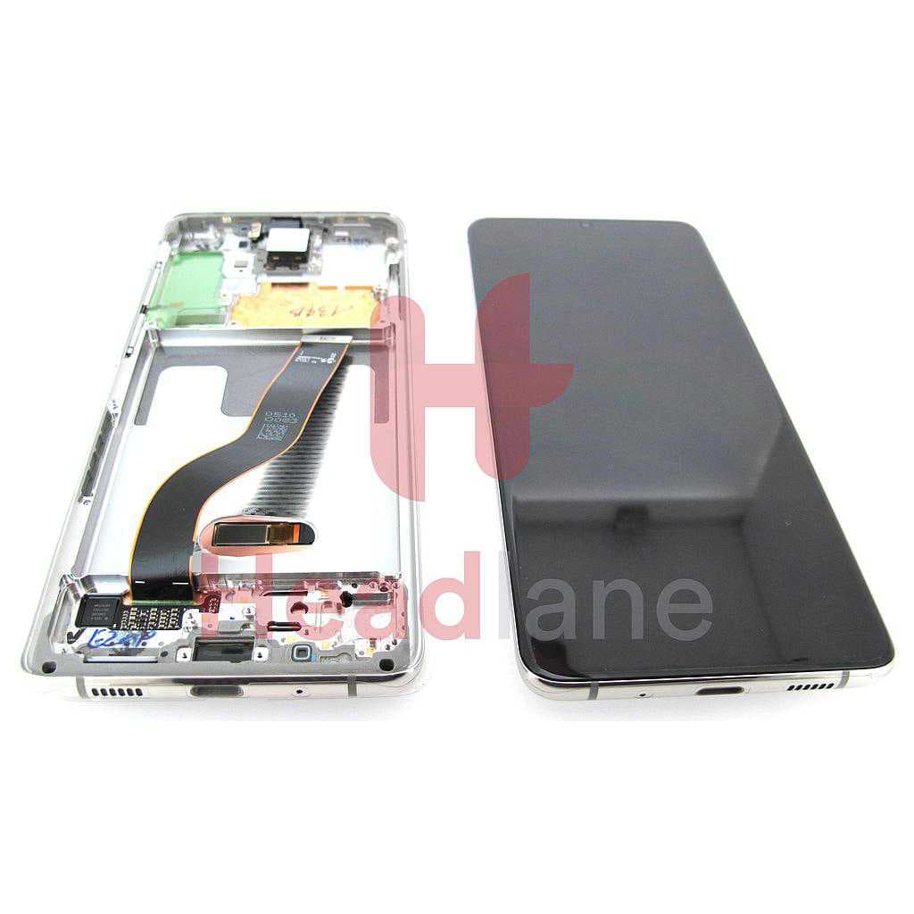 Samsung SM-G986 Galaxy S20+ / S20 Plus LCD Display / Screen + Touch - White - GH82-22134B - Samsung Replacement Part