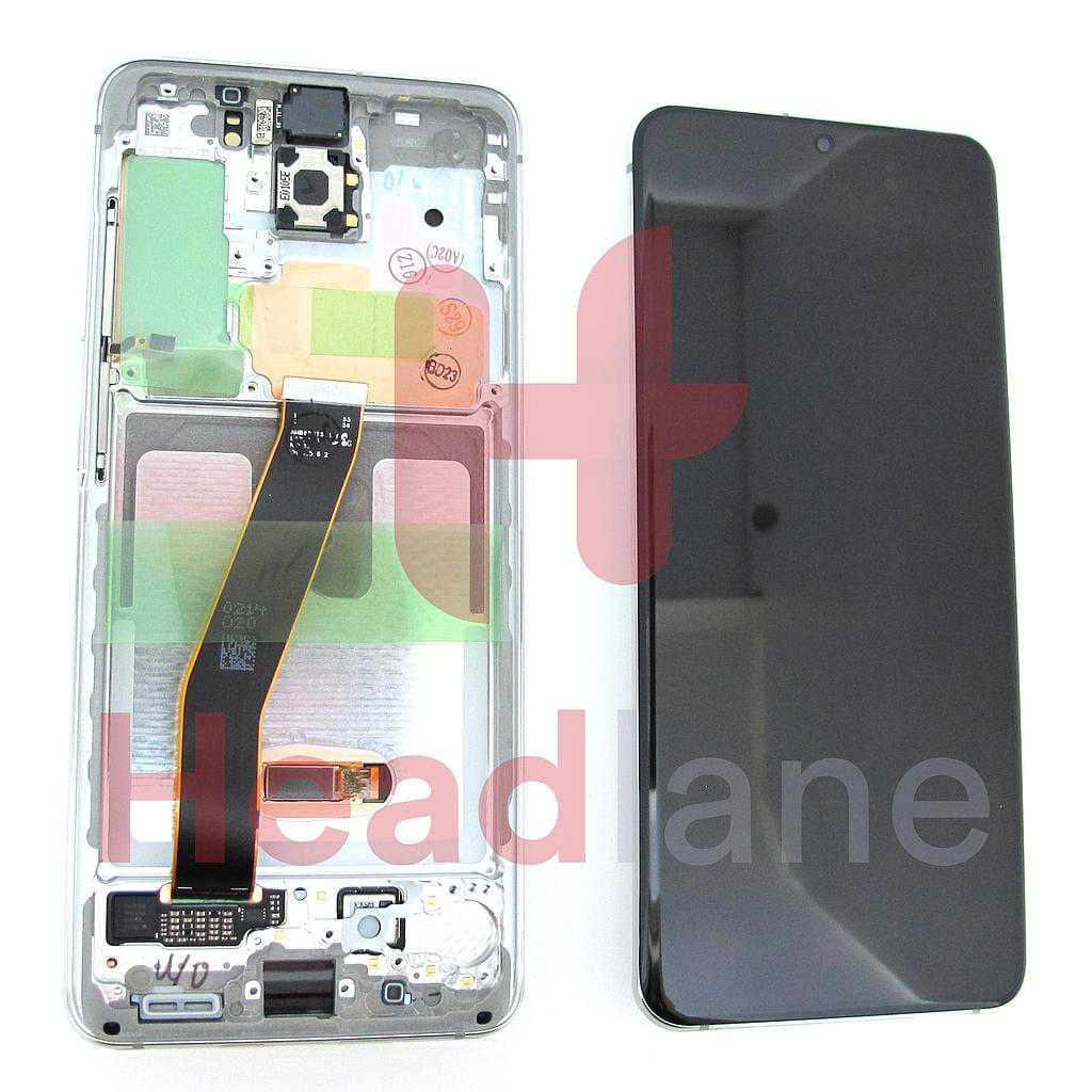Samsung SM-G980 Galaxy S20 LCD Display / Screen + Touch - White - GH82-22123B