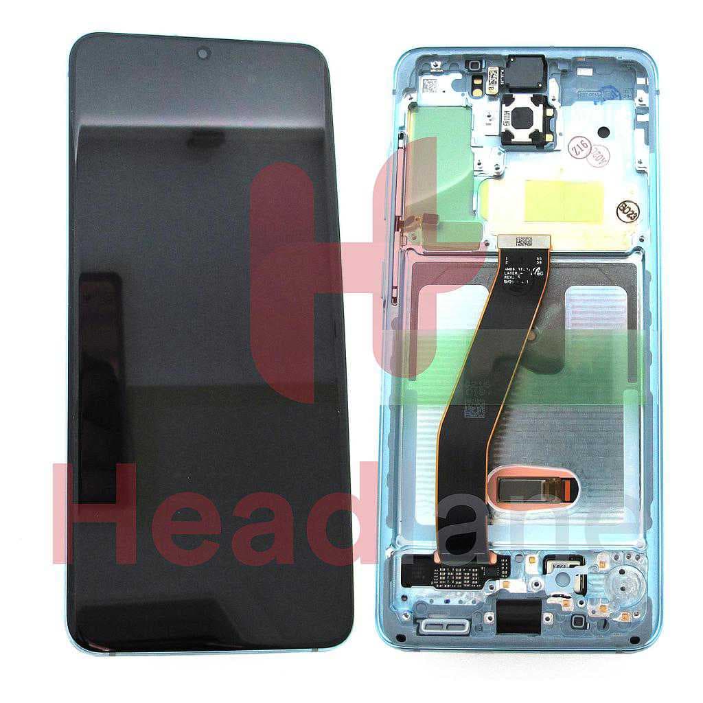 Samsung SM-G980 Galaxy S20 LCD Display / Screen + Touch - Blue - GH82-22131D - Samsung Replacement Part