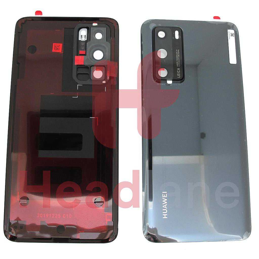 Huawei P40 Back / Battery Cover - Black - 02353MBJ - Huawei Replacement Part
