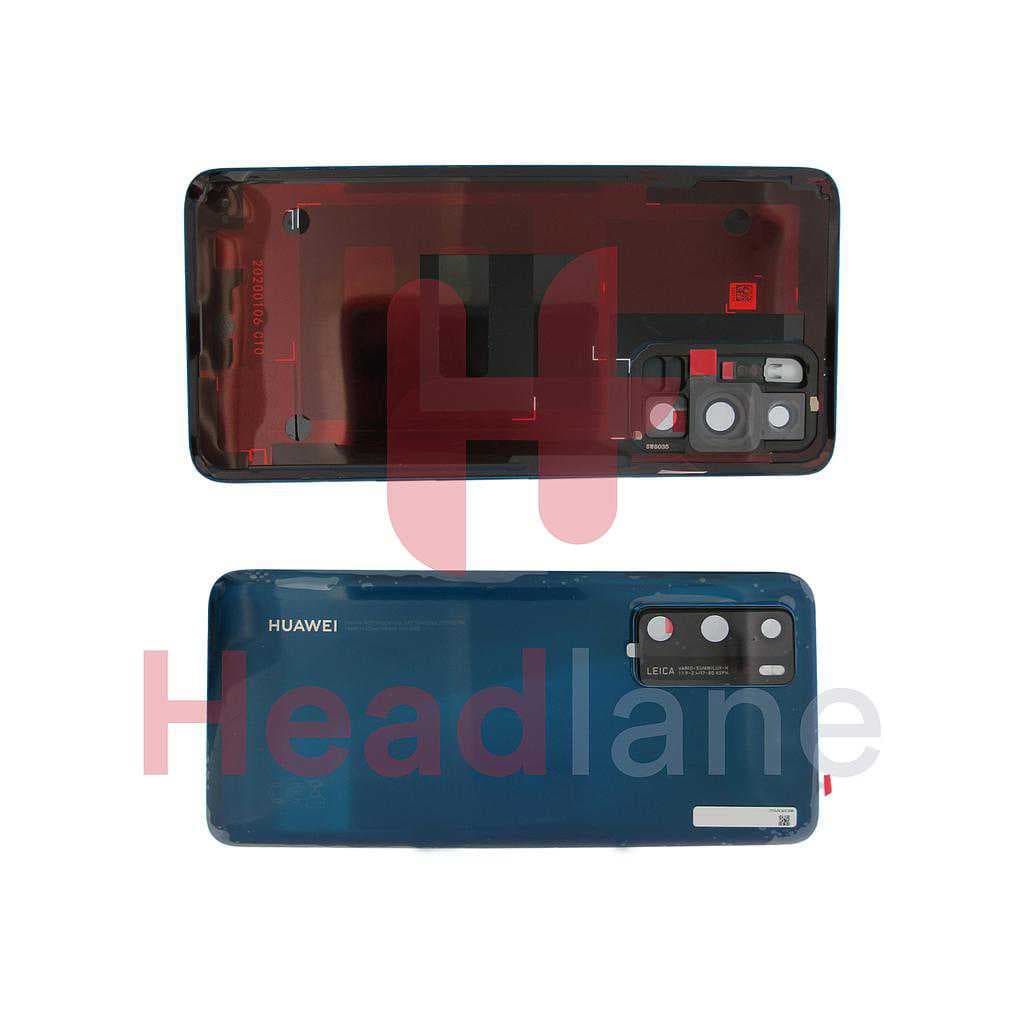 Huawei P40 Back / Battery Cover - Deep Sea Blue - 02353MGC - Huawei Replacement Part