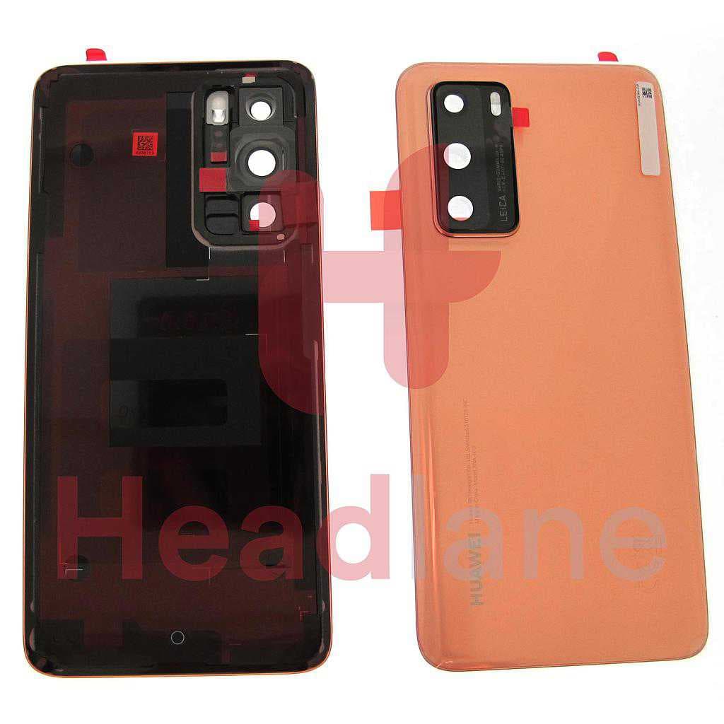 Huawei P40 Back / Battery Cover - Blush Gold - 02353MGD - Huawei Replacement Part