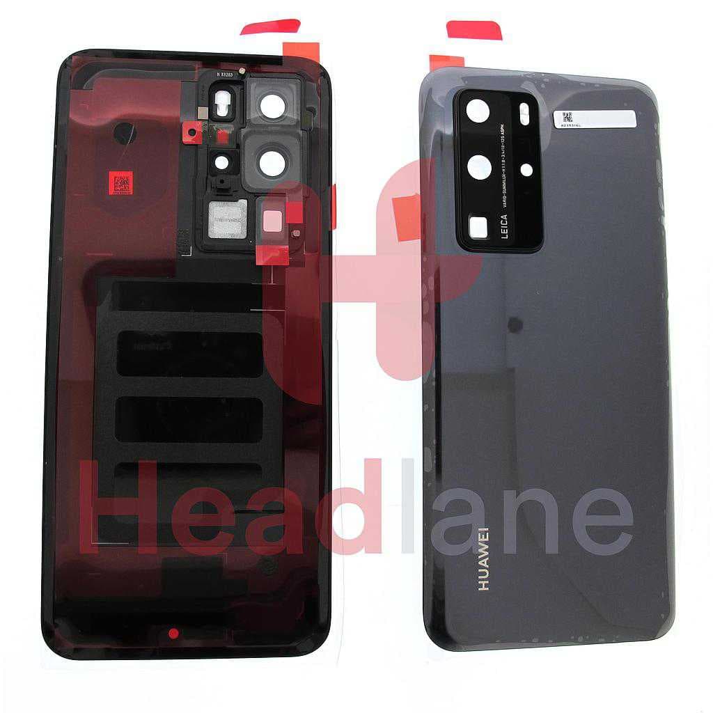Huawei P40 Pro Back / Battery Cover - Black - 02353MEL - Huawei Replacement Part