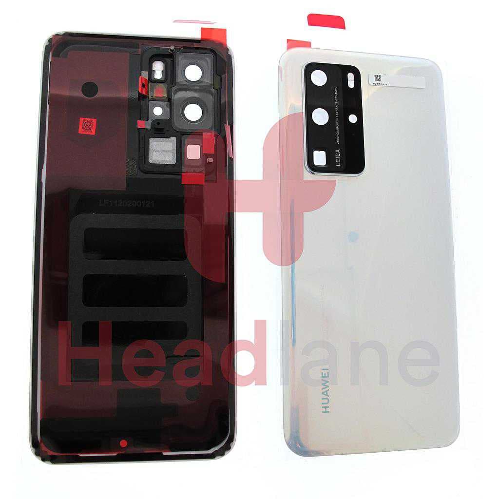 Huawei P40 Pro Back / Battery Cover - Ice White - 02353MMX - Huawei Replacement Part