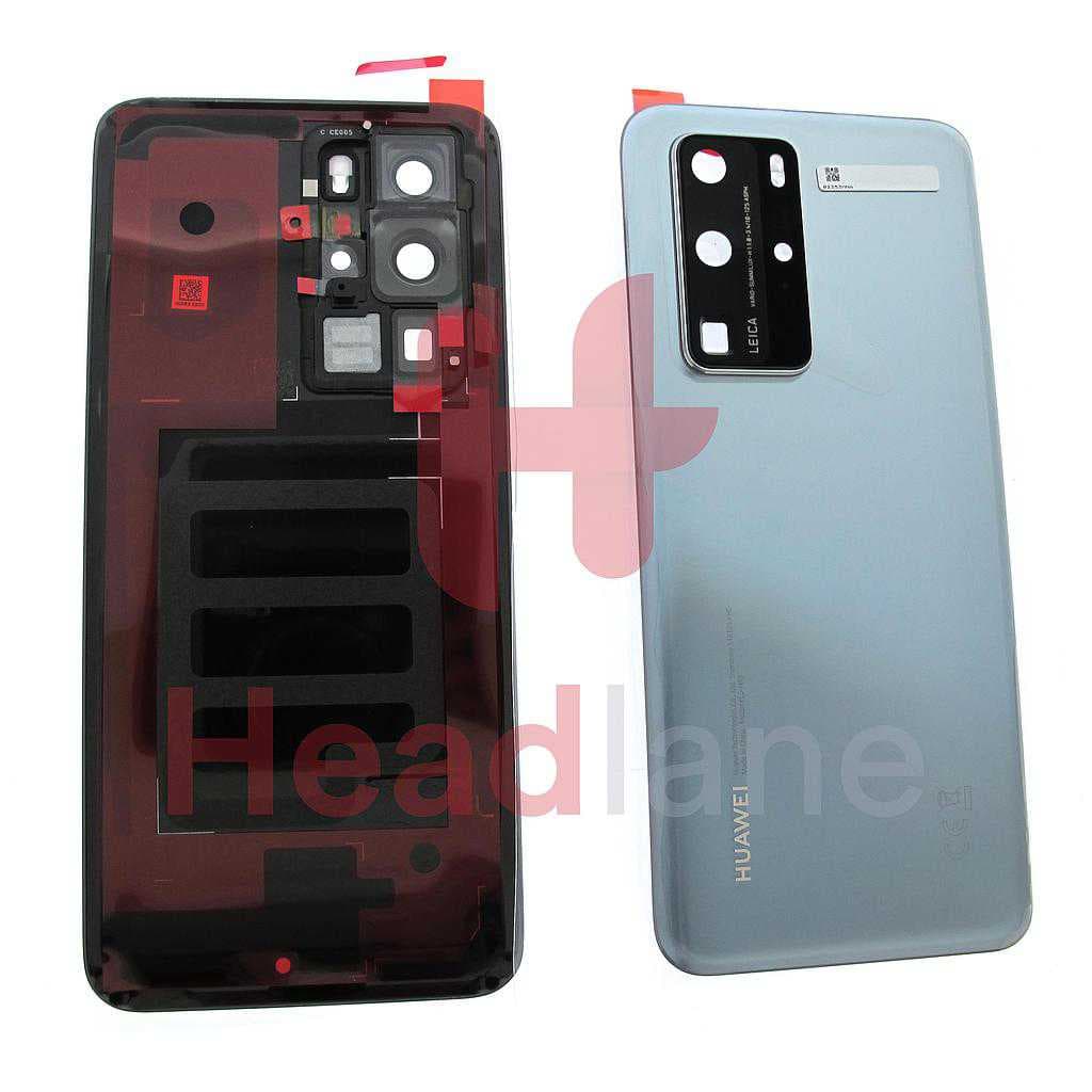 Huawei P40 Pro Back / Battery Cover - Silver Frost - 02353MNA - Huawei Replacement Part