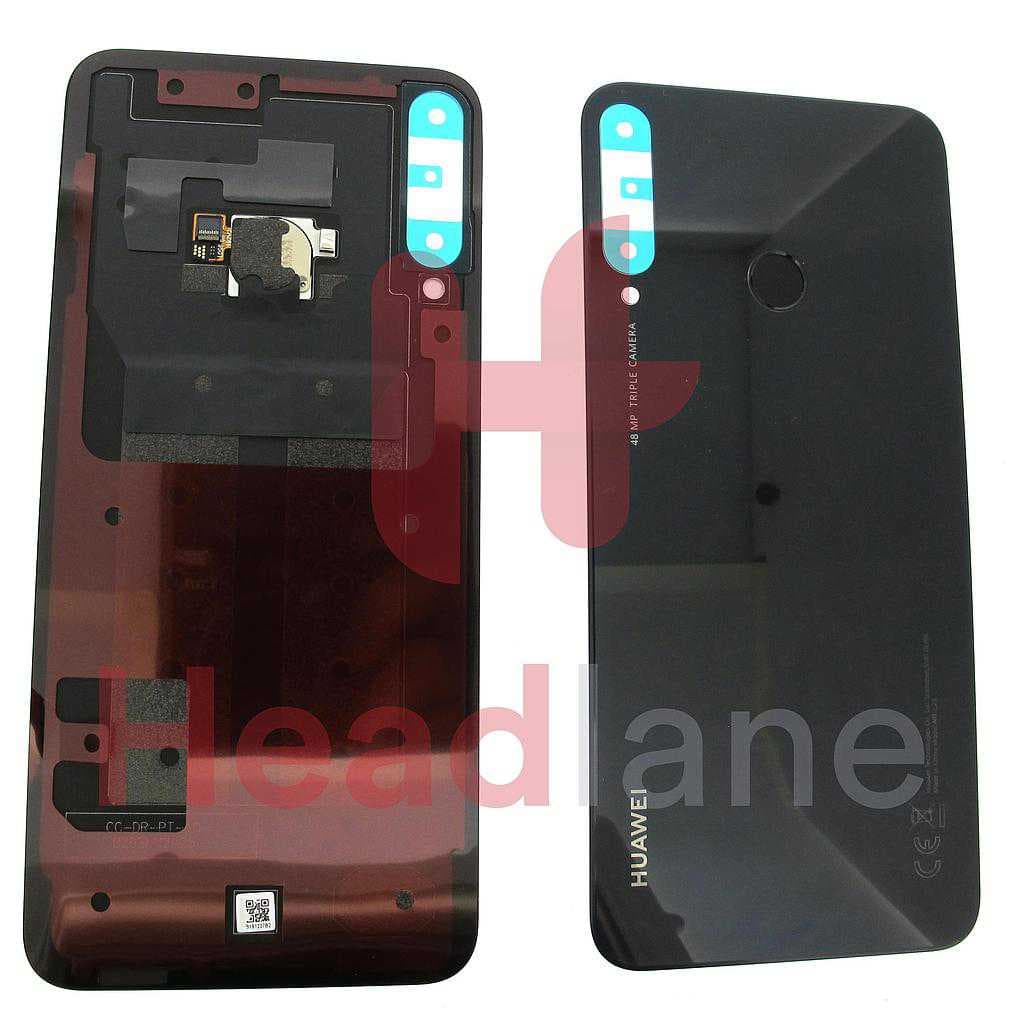Huawei P40 Lite E Back / Battery Cover - Midnight Black - 02353LJE - Huawei Replacement Part
