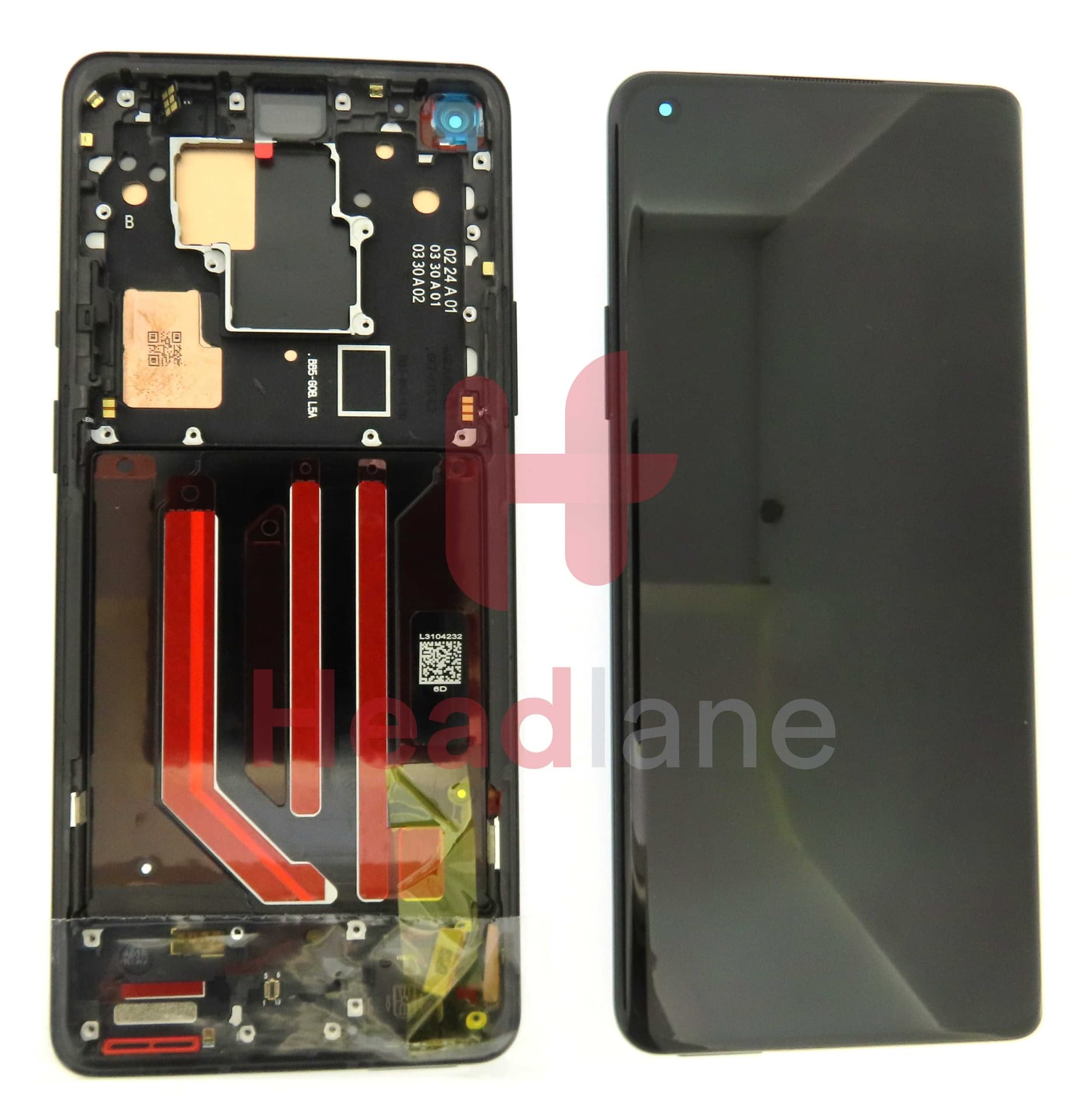 OnePlus 8 Pro LCD Display / Screen + Touch - Onyx Black - 1091100167 - OnePlus Replacement Part