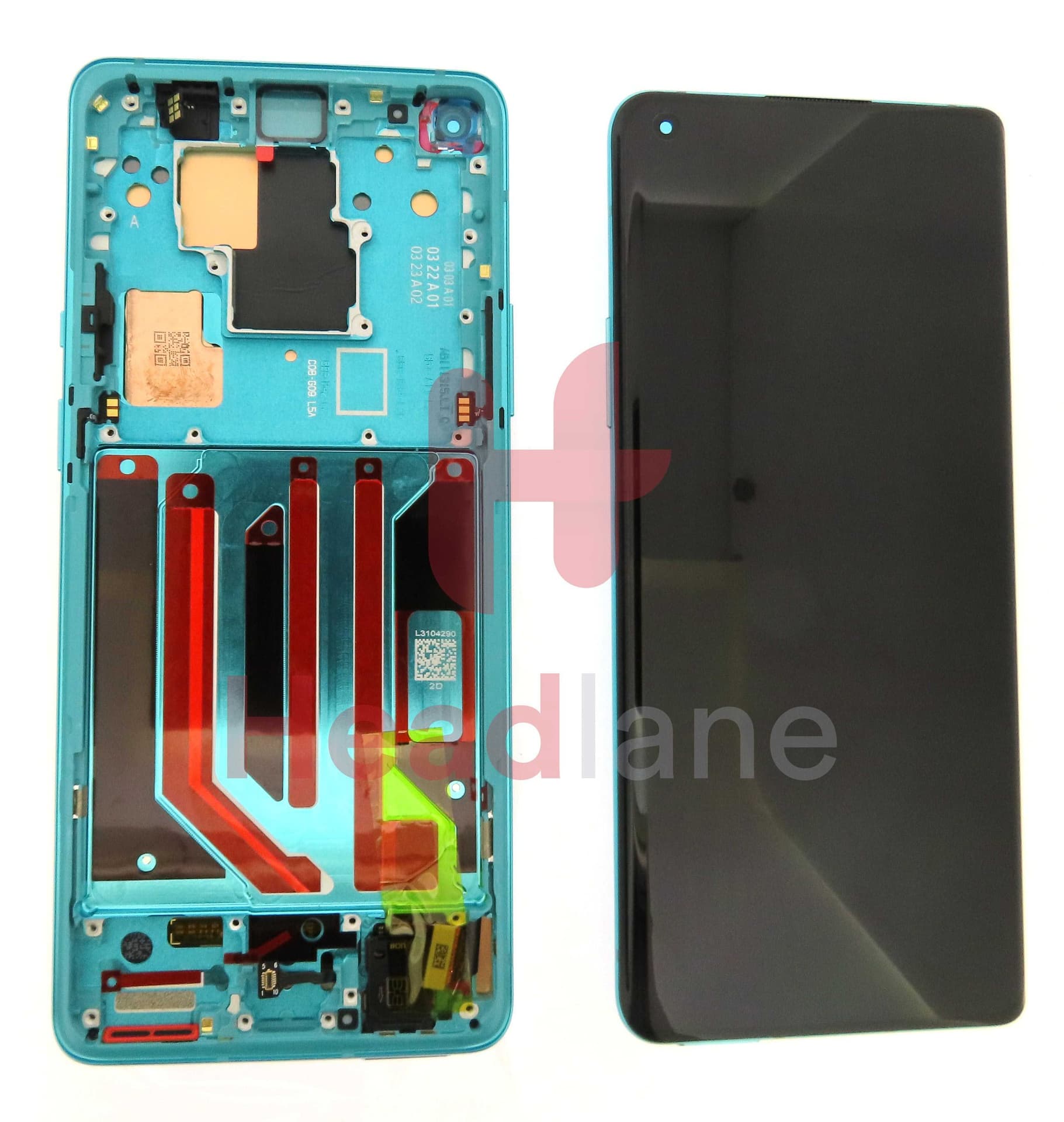 OnePlus 8 Pro LCD Display / Screen + Touch - Glacial Green - 1091100168 - Unknown Replacement Part