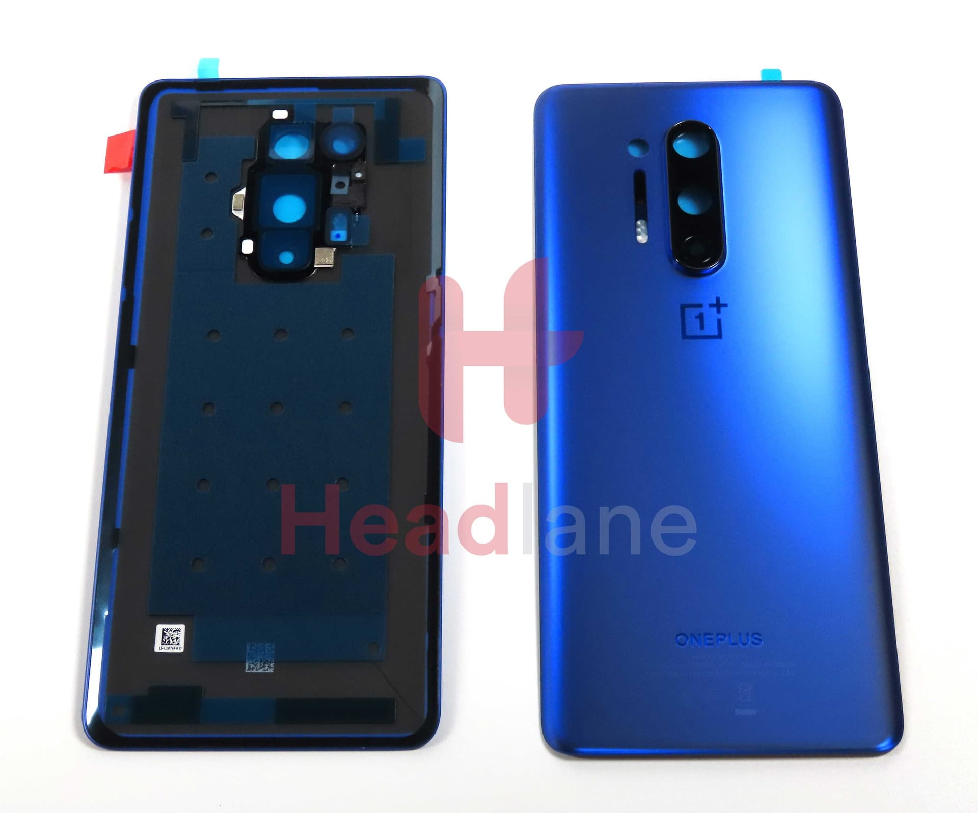 OnePlus 8 Pro Back / Battery Cover - Ultramarine Blue - 1091100175 - OnePlus Replacement Part