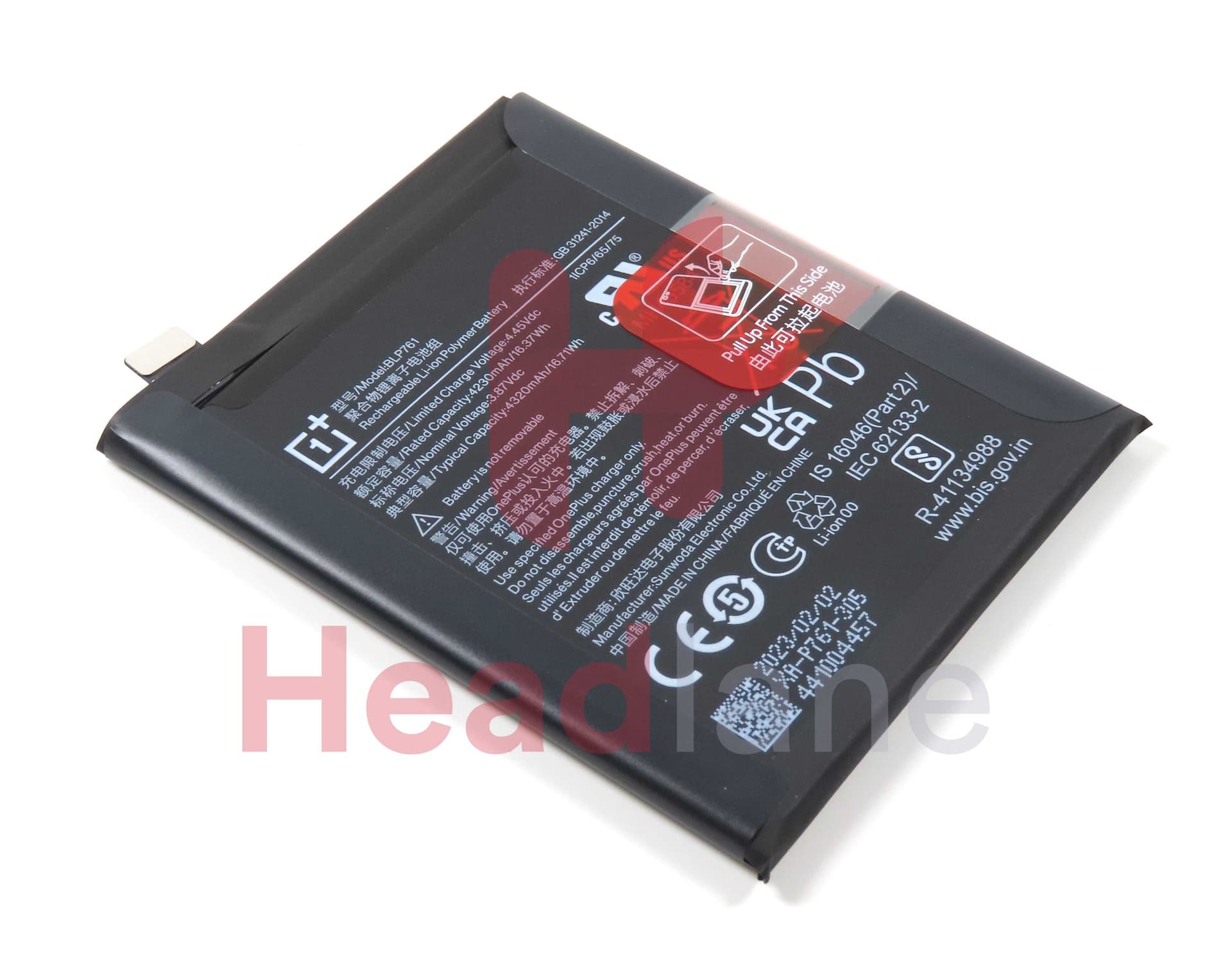 OnePlus 8 BLP761 4320mAh Internal Battery - 1031100014 - OnePlus Replacement Part