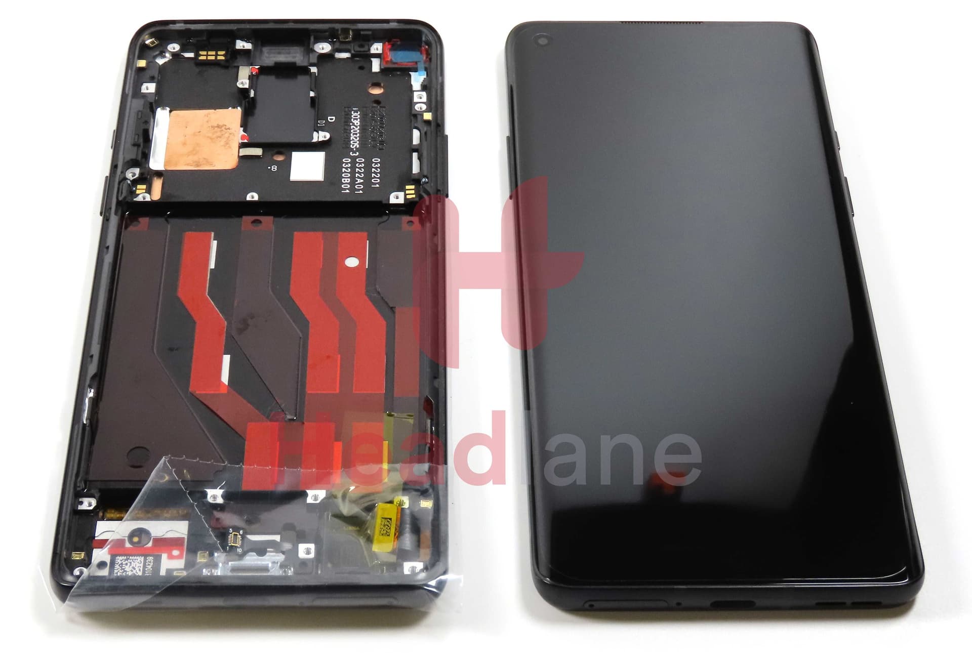 OnePlus 8 LCD Display / Screen + Touch - Onyx Black - 2011100172 - OnePlus Replacement Part