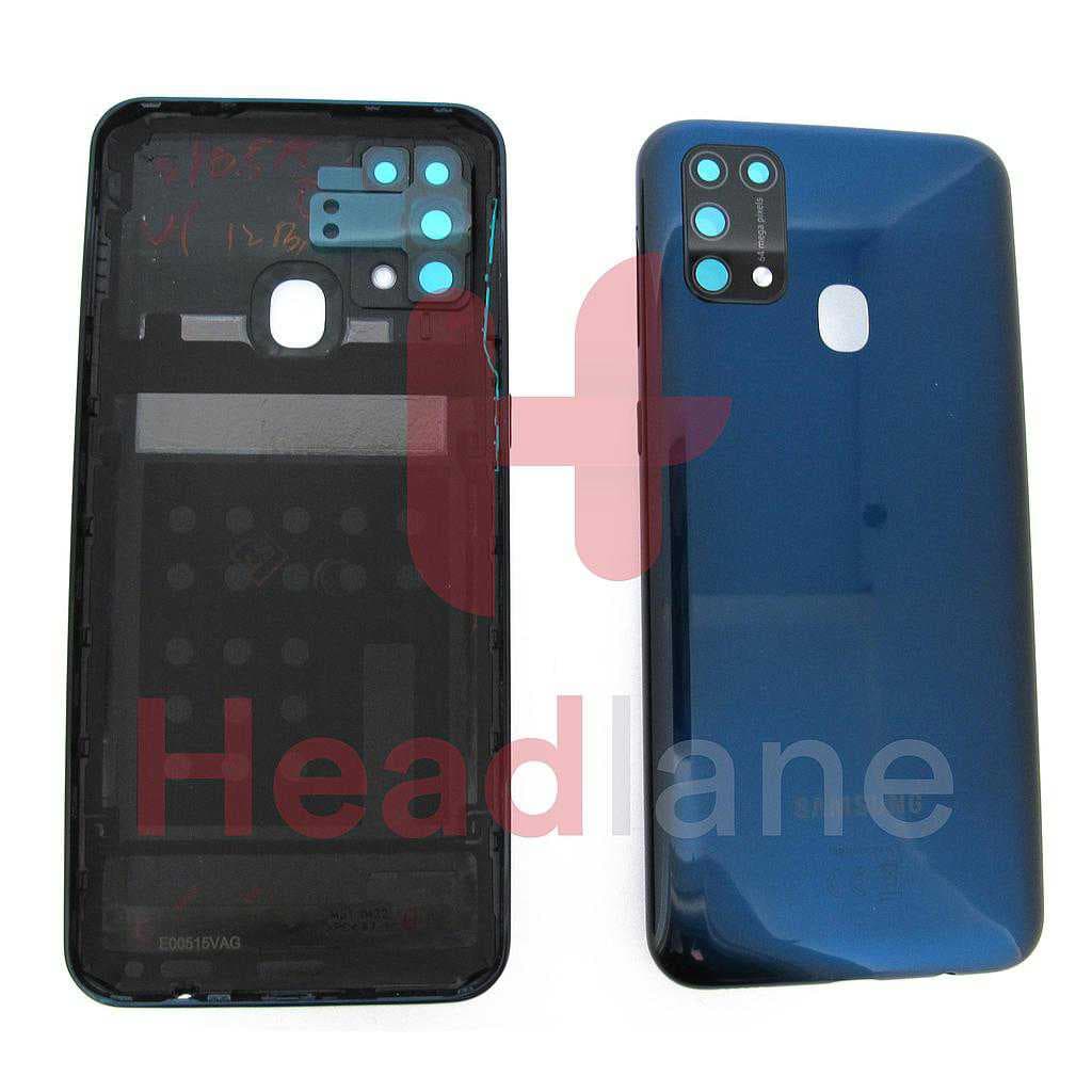 Samsung SM-M315 Galaxy M31 Back / Battery Cover - Blue - GH82-22412A - Samsung Replacement Part