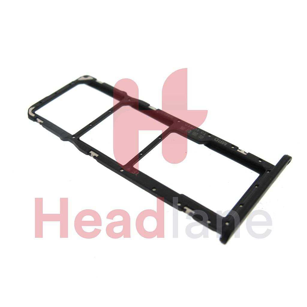 Huawei Y6 (2019) SIM / Memory Card Tray - Black - 51661LXY