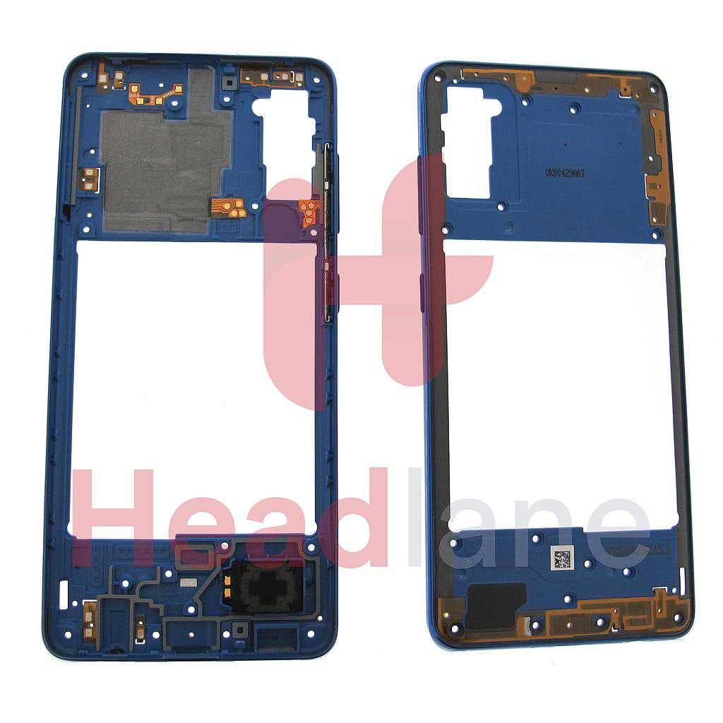 Samsung SM-A415 Galaxy A41 Middle Cover / Chassis - Blue - GH98-45511D - Samsung Replacement Part