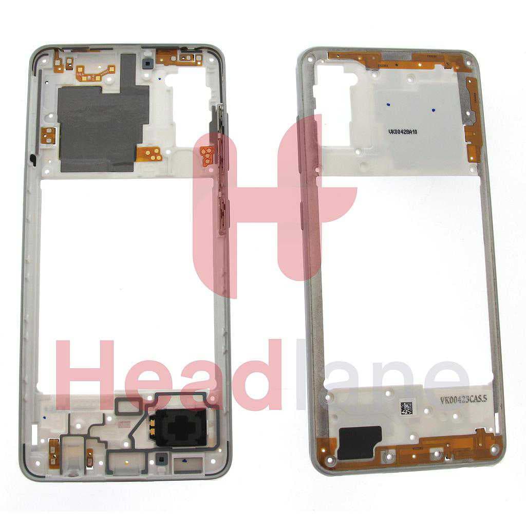 Samsung SM-A415 Galaxy A41 Middle Cover / Chassis - White - GH98-45511C - Samsung Replacement Part