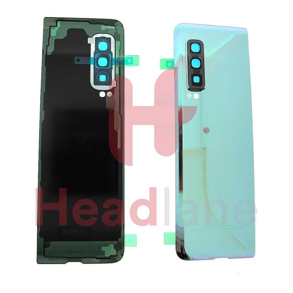 Samsung SM-F900 Galaxy Fold Back / Battery Cover - Silver - GH82-19587A - Samsung Replacement Part