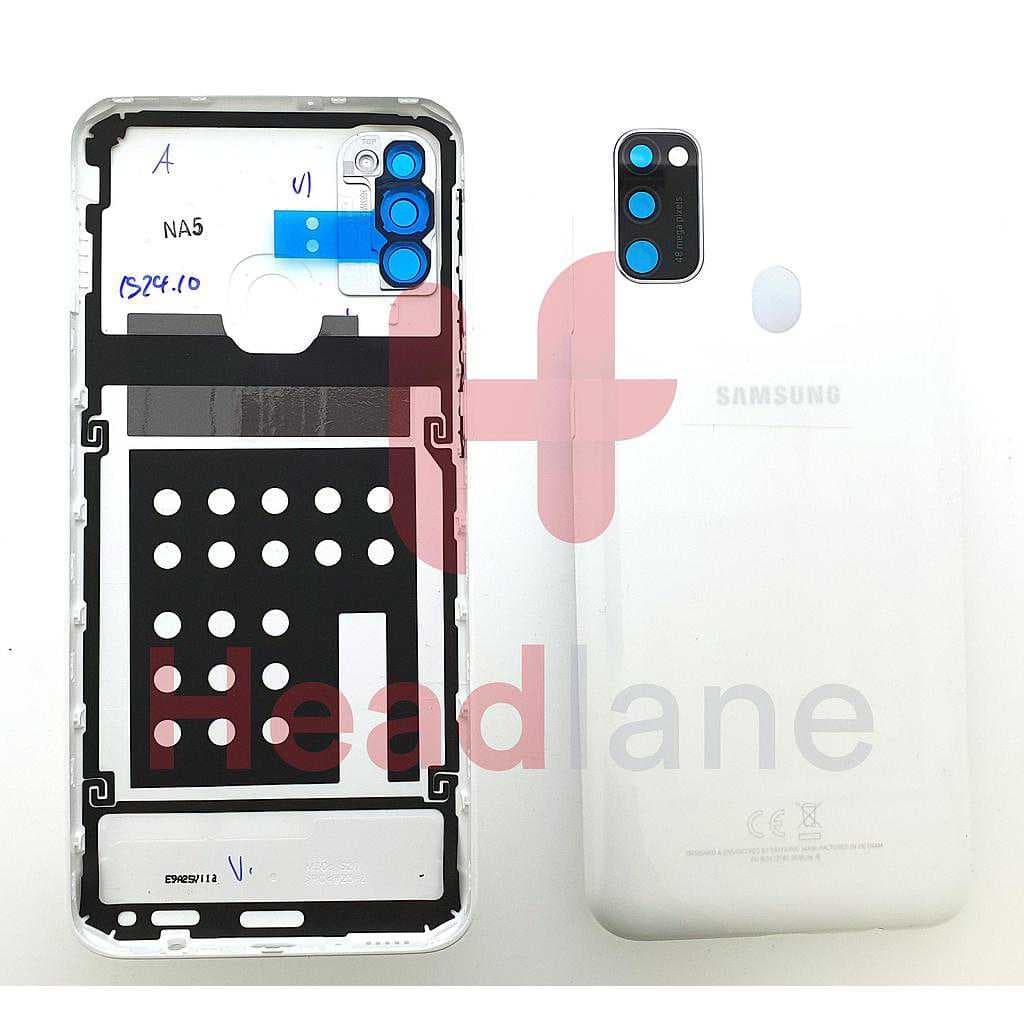 Samsung SM-M307 Galaxy M30s Back / Battery Cover - White - GH98-44841C - Samsung Replacement Part
