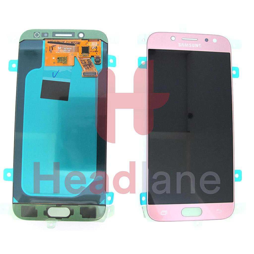 Samsung SM-J530 Galaxy J5 (2017) LCD Display / Screen + Touch - Pink - GH97-20738D - Samsung Replacement Part