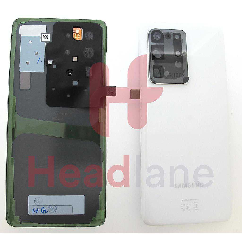 Samsung SM-G988 Galaxy S20 Ultra Back / Battery Cover - White - GH82-22217C - Samsung Replacement Part