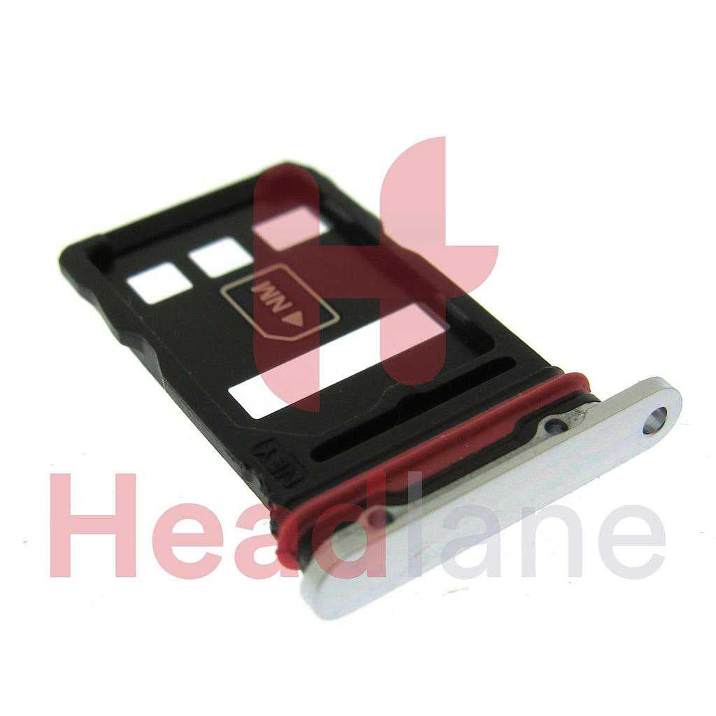 Huawei P40 Pro SIM Card Tray - Silver Frost - 51661RDT - Huawei Replacement Part